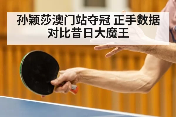 孙颖莎澳门站夺冠 正手数据对比昔日大魔王